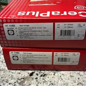 CeraPlus Ostomy Skin Barrier set of 9 bags 2 1/4 1 1/2